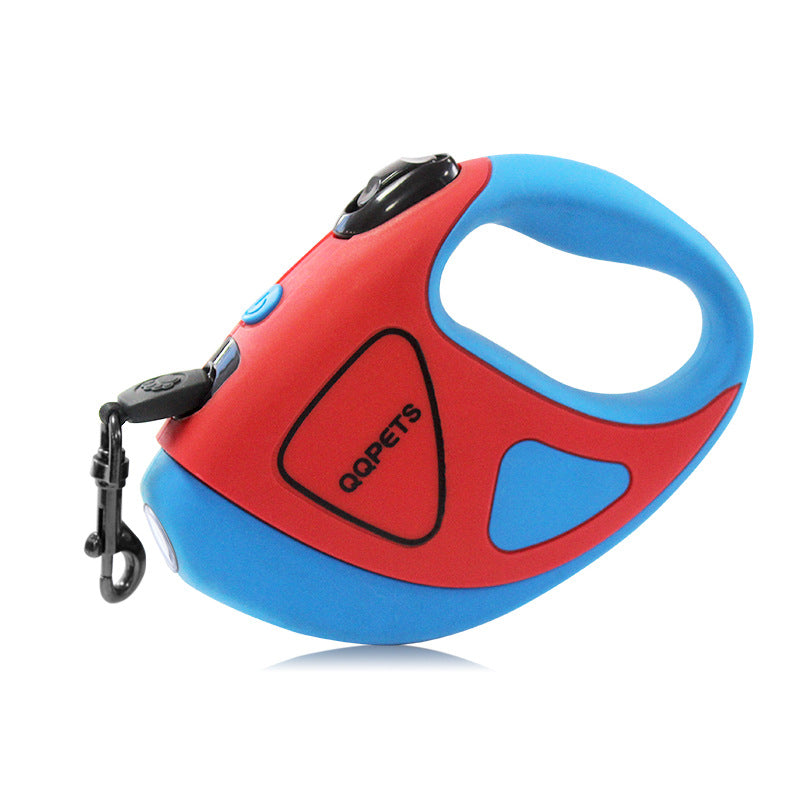 QQPets Automatic LED Retractable Leash